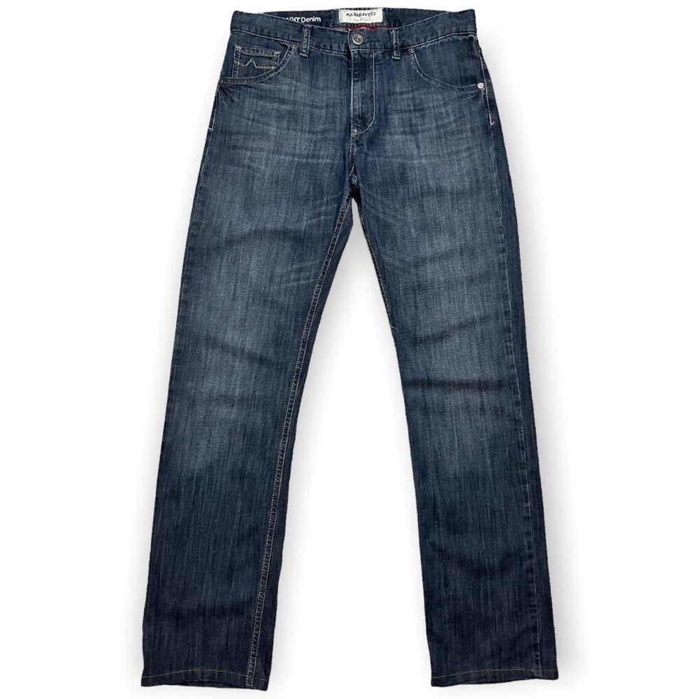 Alberto T400 Luxury Modern Fit Stone Designer Denim Jeans - Mens 32 x 36